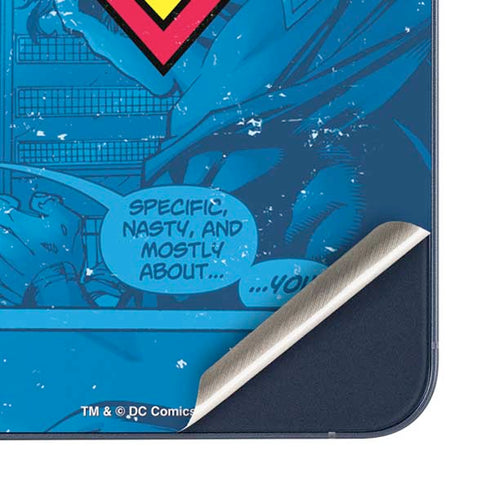 DC Comics Superman Logo Background Pattern Galaxy A36 5G Skin
